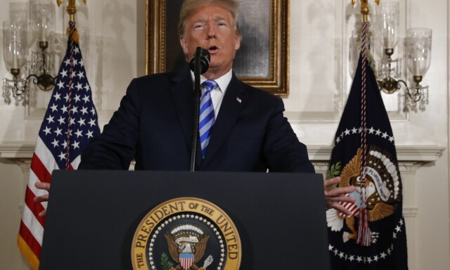 Trump trekker USA fra atomavtalen: - Vi har bevis på at Irans løfter er en løgn